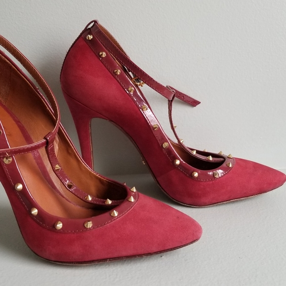 All leather Schutz studded heels - Picture 13 of 15